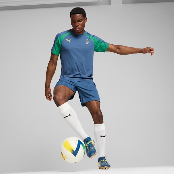 Neymar JR "BNA" Men's Football Jersey, Blue Horizon-Pelé Yellow, extralarge-IND